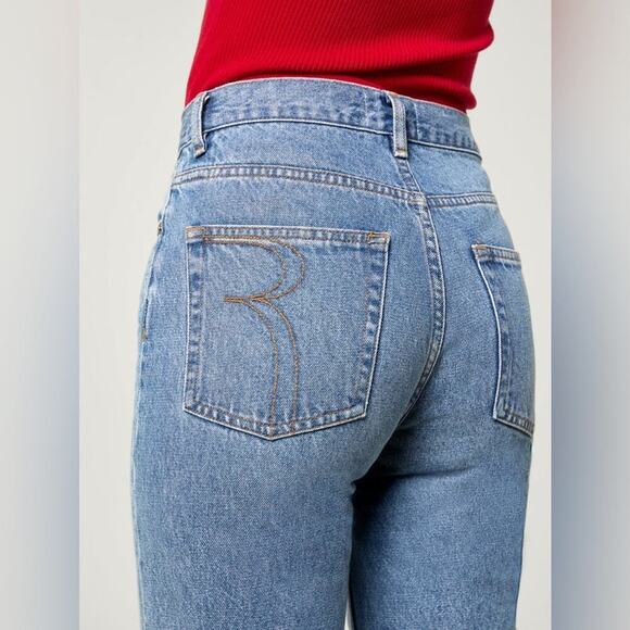 ROUJE Marais Jeans High Rise
Straight Leg Raw Hem - Size 28/6 - Picture 12 of 14